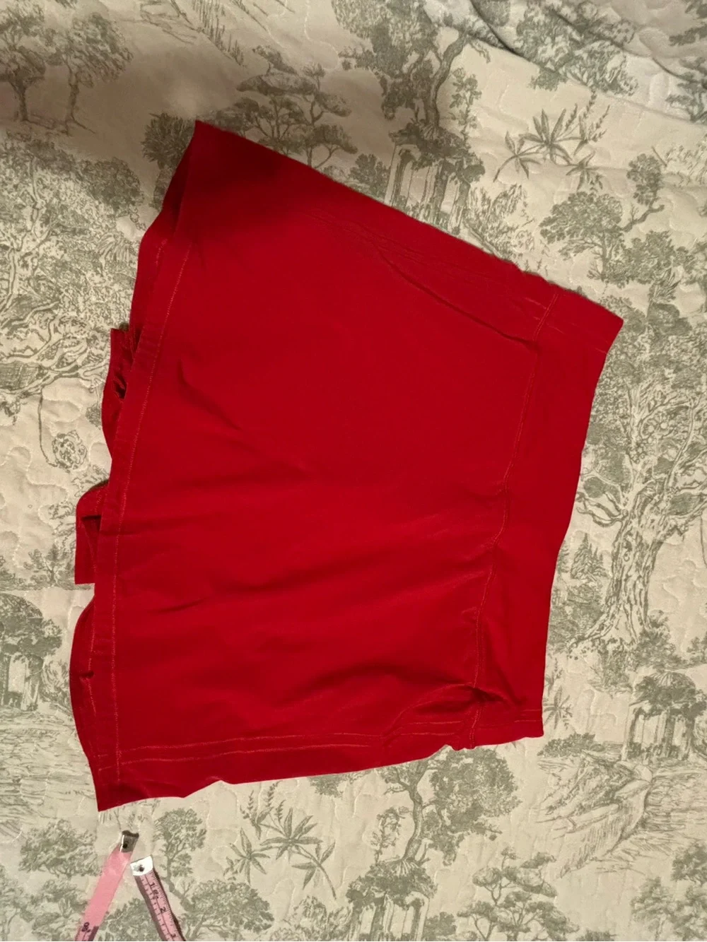 lululemon sz 8 EXTRA LONG Pace Rival Mid-Rise Skirt -Dark Red athleisure golf